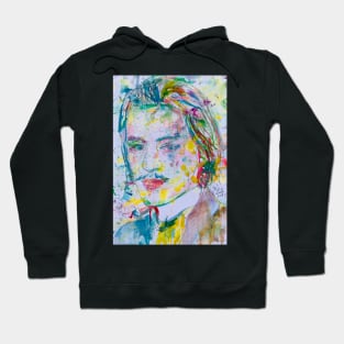 BLAISE CENDRARS watercolor portrait .2 Hoodie